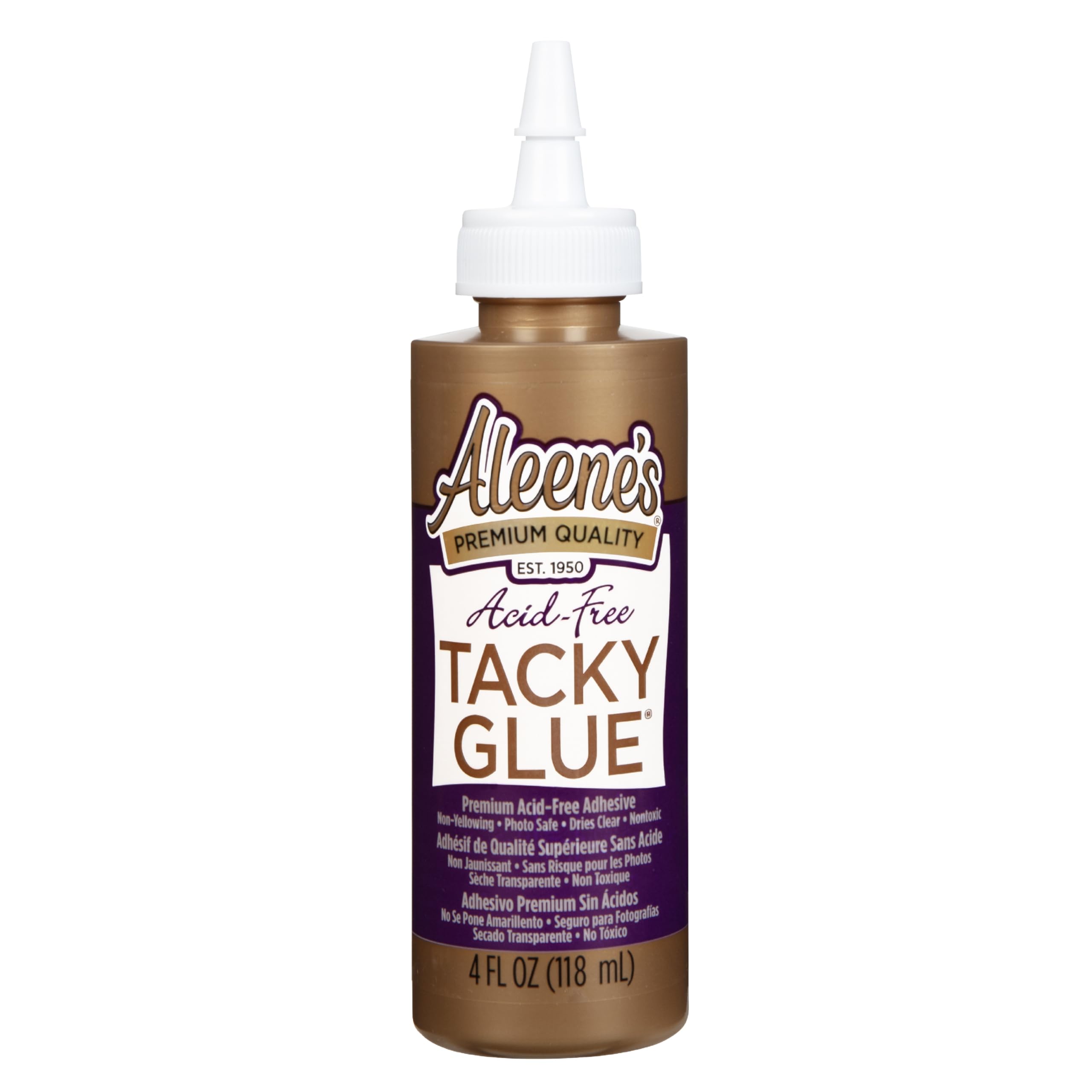 Aleene's DC26425 Acid-Free Tacky Glue, 4 oz.