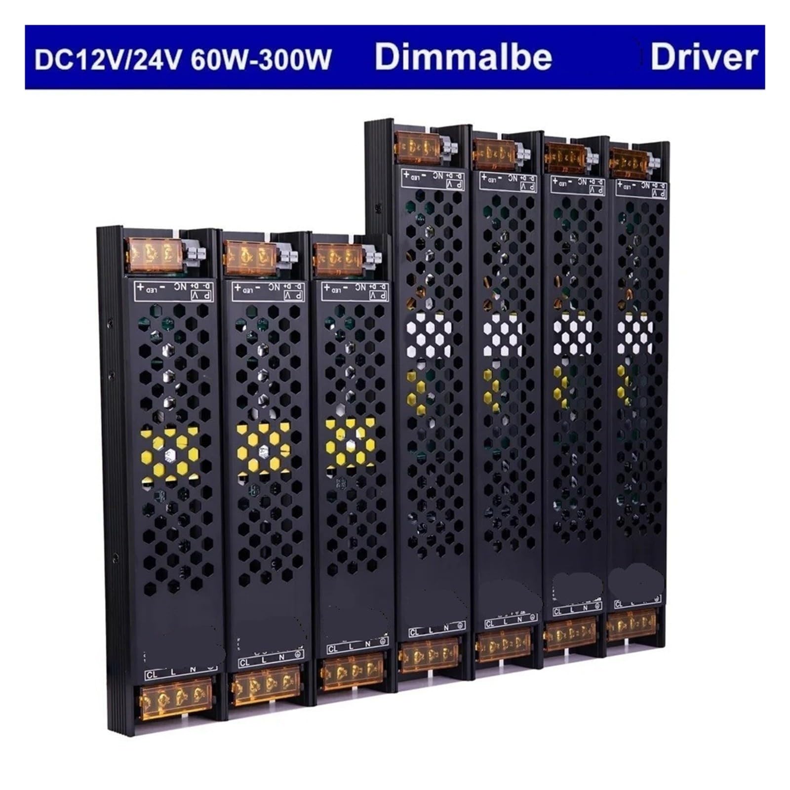 Trasformatore di illuminazione for alimentatore dimmerabile | Driver dimmerabile CC 12 V/24 V 60 W 100 W 150 W 200 W 250 W 300 W 0-10 V(200W,12 V)