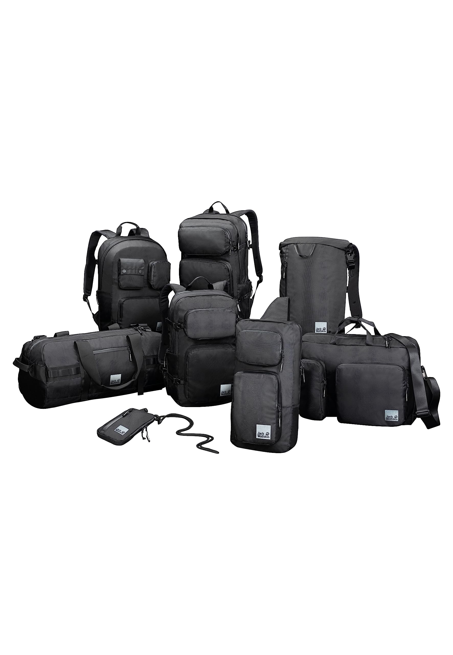 Jack Wolfskin Unisex – Plecak Dziecięcy London Backpack, Ultra Black, One Size