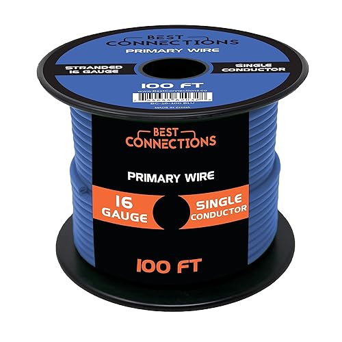 Miniatura 15 de BEST CONNECTIONS Cable primario automotriz – 100 pies (varias opciones de color) Ideal para remolques, altavoces y circuitos de iluminación