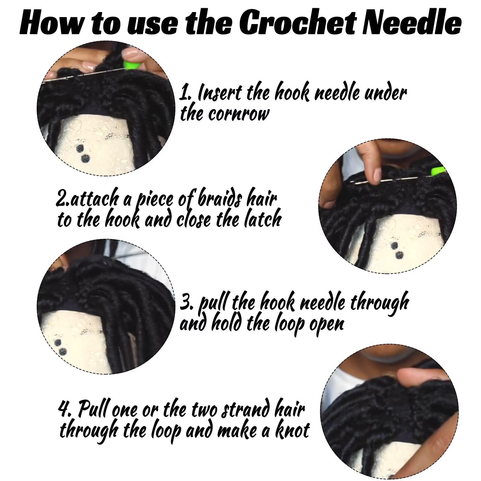 Braided Wig Cap For Crochet Hair Braids Breathable Cornrow Cap for Easier Sew in Weave Hair Glueless Black Cornrow Crochet Wig Cap For Making Wig Tight Fit Medium Size (braided caps,1pc)