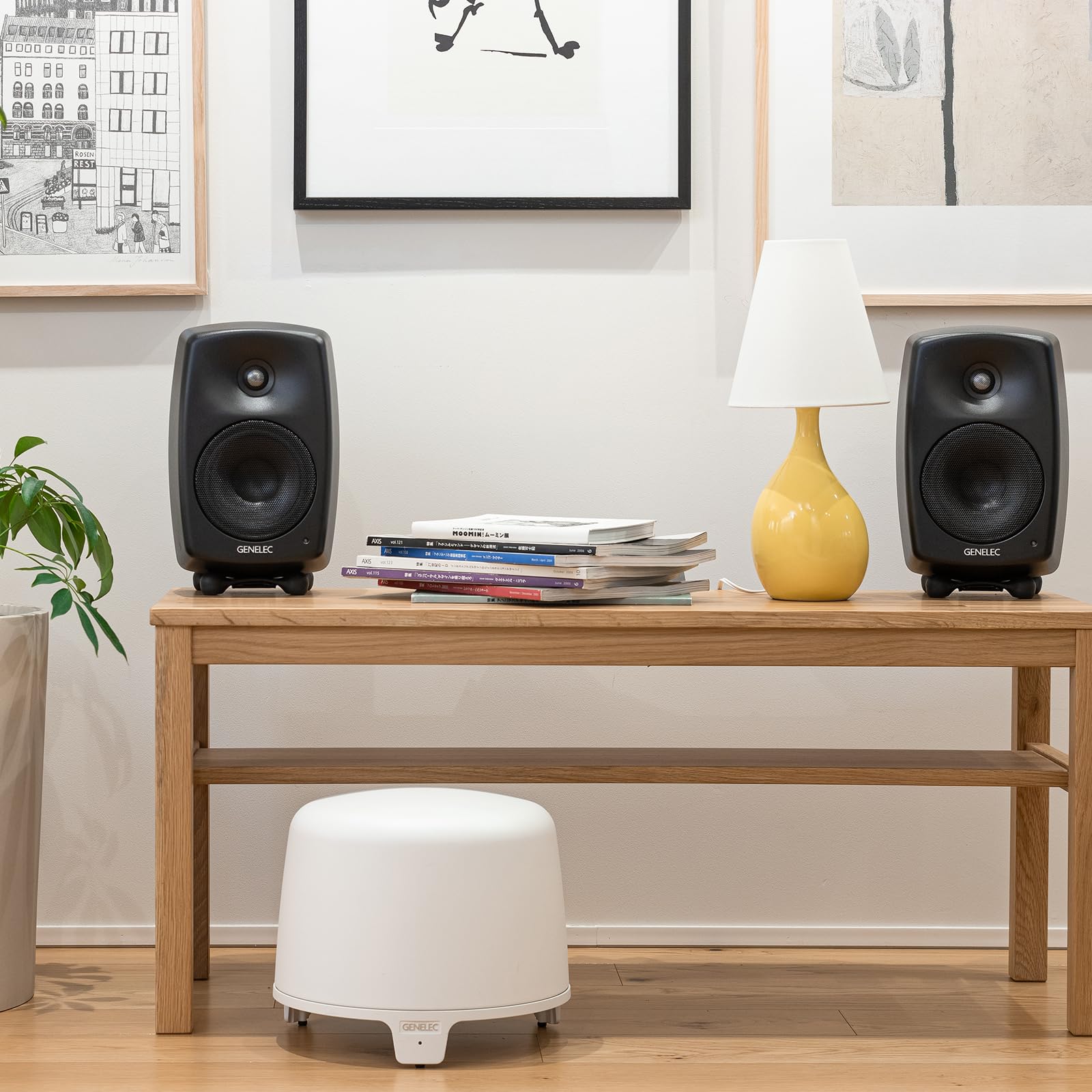 Amazon.co.jp: Genelec Generic G Three Home Audio Active Speaker (1) (Black,  Pair) : Electronics
