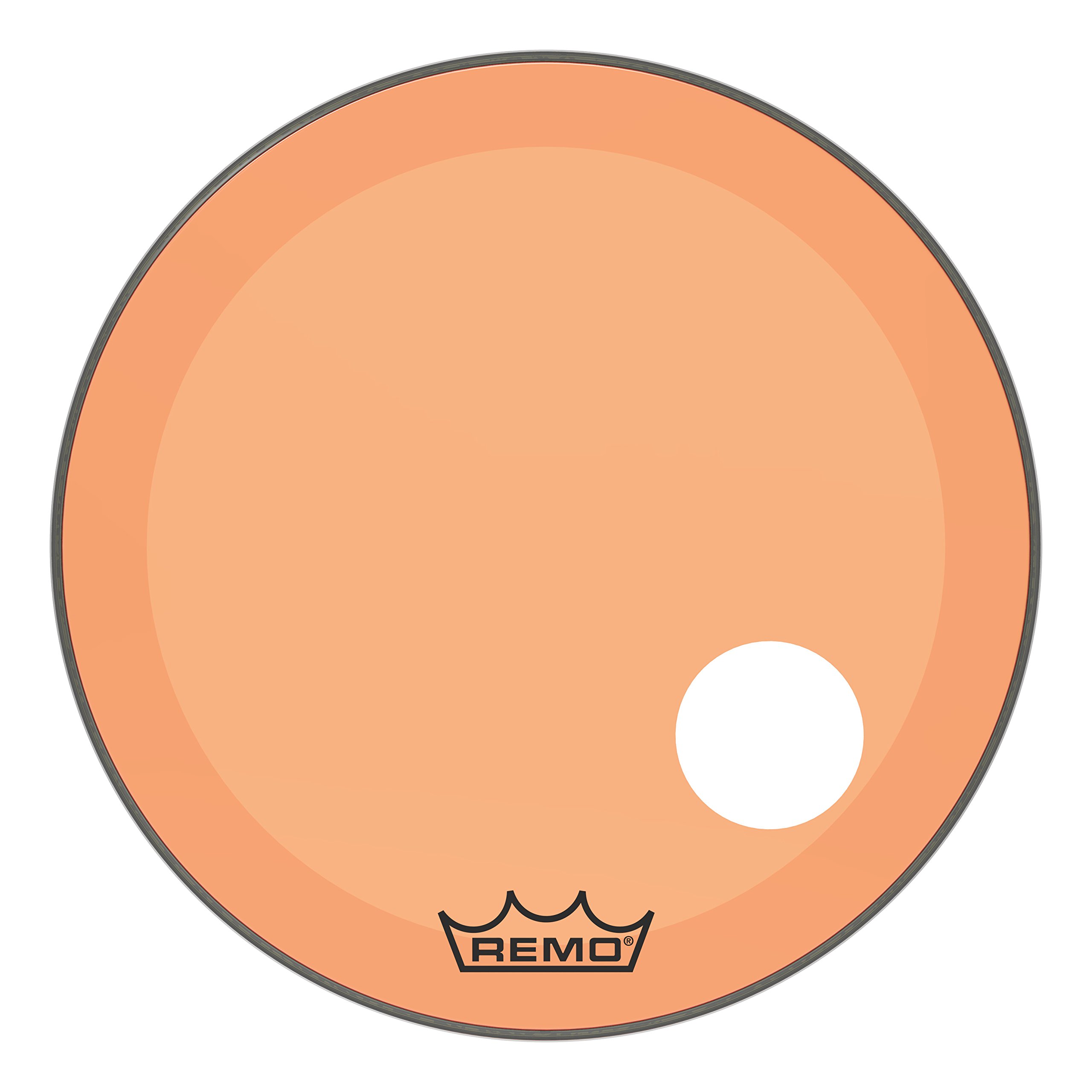 Remo Colortone Powerstroke 3 Clear Ported Drum Head 26 Inches P3-1326-CT-OGOH Orange