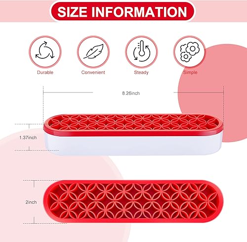 Miniatura 2 de 3 piezas de herramientas de costura vertical para coser suministros de acolchado para cosméticos organizador de almacenamiento de costura de