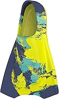 Speedo Short Blade Training Fins - Unisex Adult Rubber Swim Fins for Endurance Training & Kick Tempo
