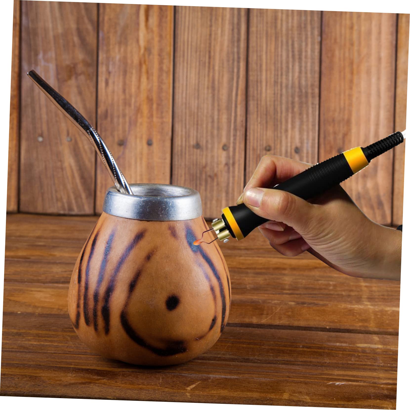 STOBOK 30 Piezas punta de hierro soldador de temperatura pluma de pirograbado de alambre herramientas para tallar madera puntas de alambre para pirograbado kit de punta para quemar madera