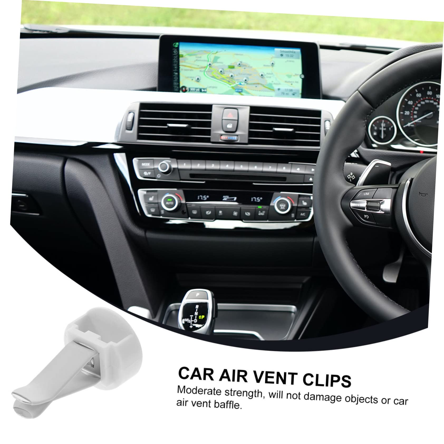 Ciieeo 100pezzi Clip per Bocchette D'aria Auto Clip per Diffusore D'aria per Bocchette D'aria Accessori per Condizionatore D'aria per Deodorante