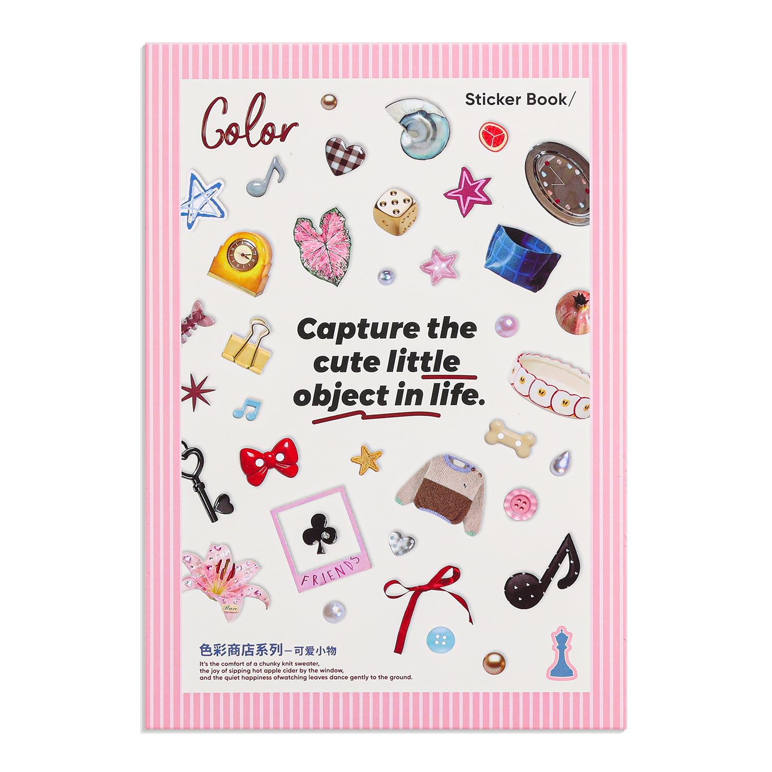 Photo 1 of Callist Korean Sticker Book, 1300+ Food & Daily Life Stickers