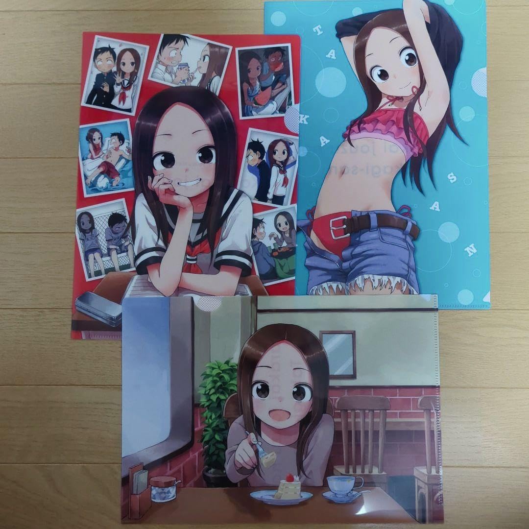 Amazon.co.jp: 1③高木さん着替え中 3枚組 A4クリアファイルからかい 