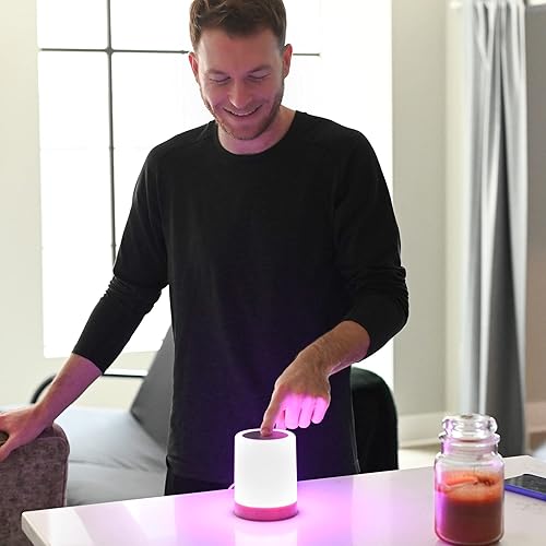Miniatura 5 de LuvLink Amistad Lamp v2.0 (individual)  Lámparas táctiles WiFi de larga distancia para parejas, amigos y familia  Mantente conectado desde cualquier