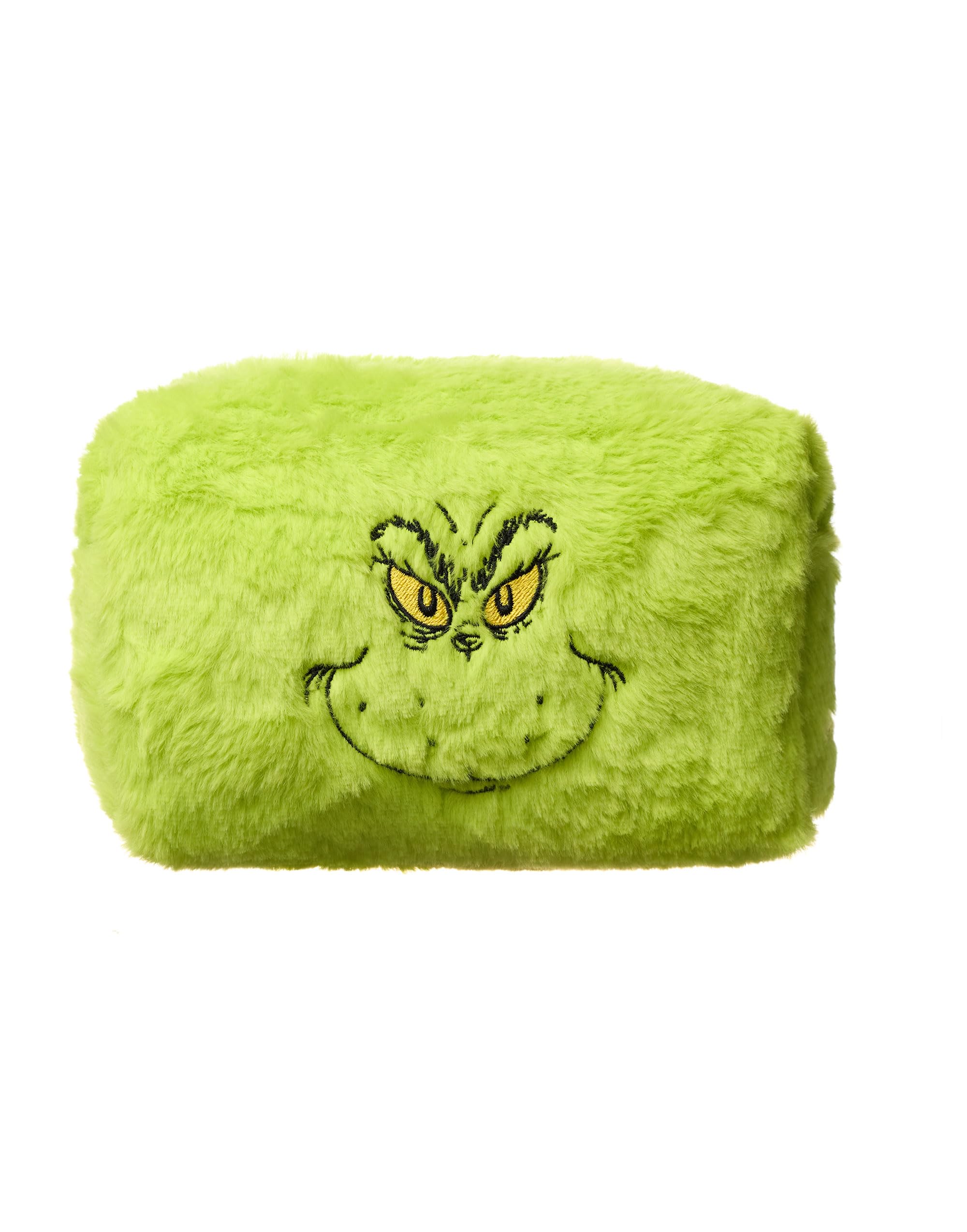 The Grinch Makeup Bag | Ladies Green Cosmetic Pouch with Grinch Character Face | Adults & Teens Travel Beauty Case | Classic Cartoon Movie Merchandise Gift - Image 3