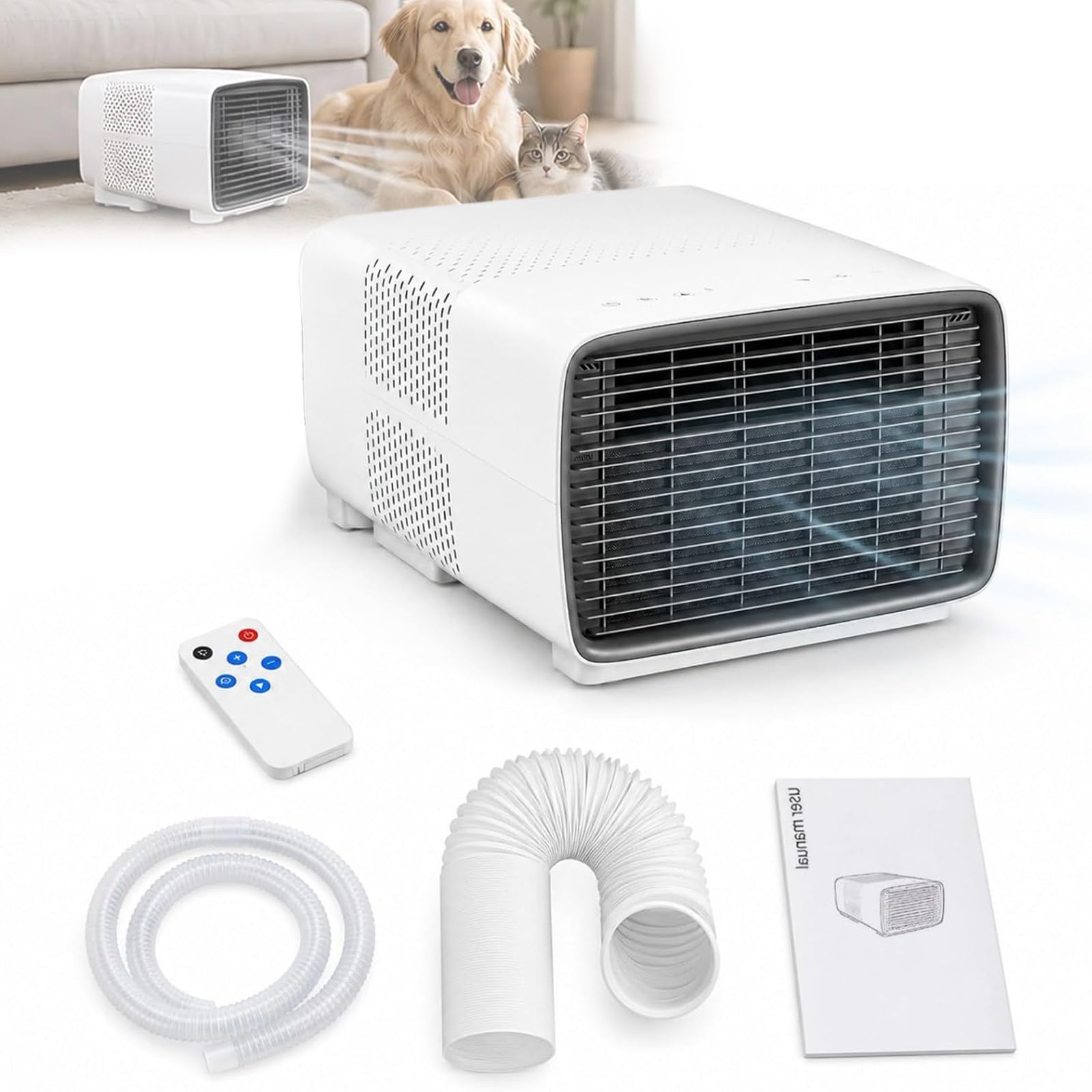 Mini Camping Air Conditioner, 2700 BTU Portable AC Unit for Tent and RV