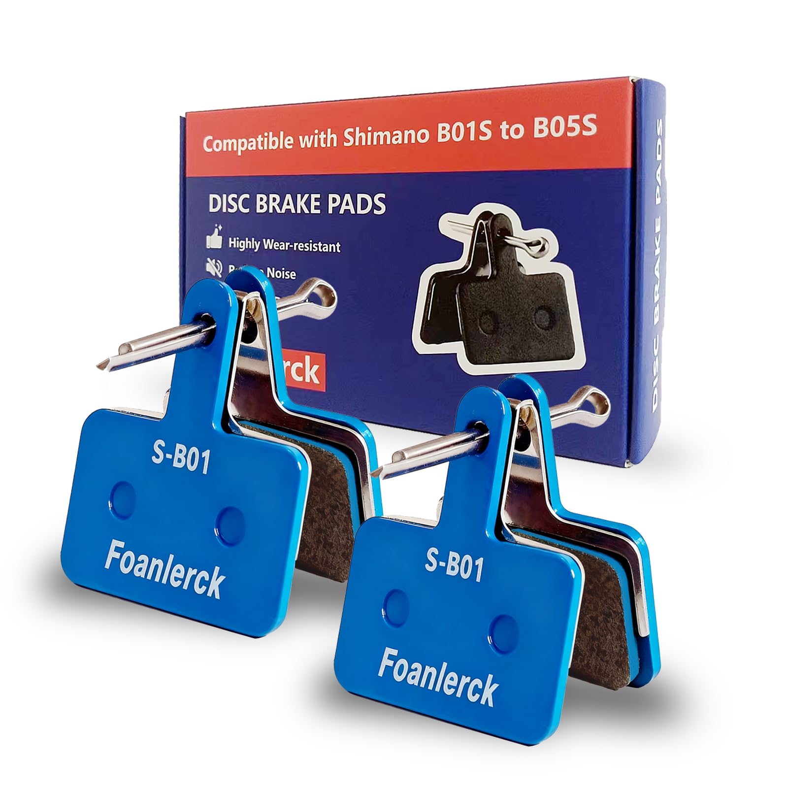 Lot De 2 Plaquettes Shimano B01S/B03S/B05S – Résine/métal, Haute Performance, Compatibles