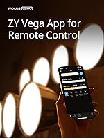 Vista 5 de ZHIYUN Molus G200 [Oficial] Luz de Vídeo COB de 200W, Iluminación de Salida Continua Portátil, 2700-6500K 9460 lux@1m, Iluminación LED