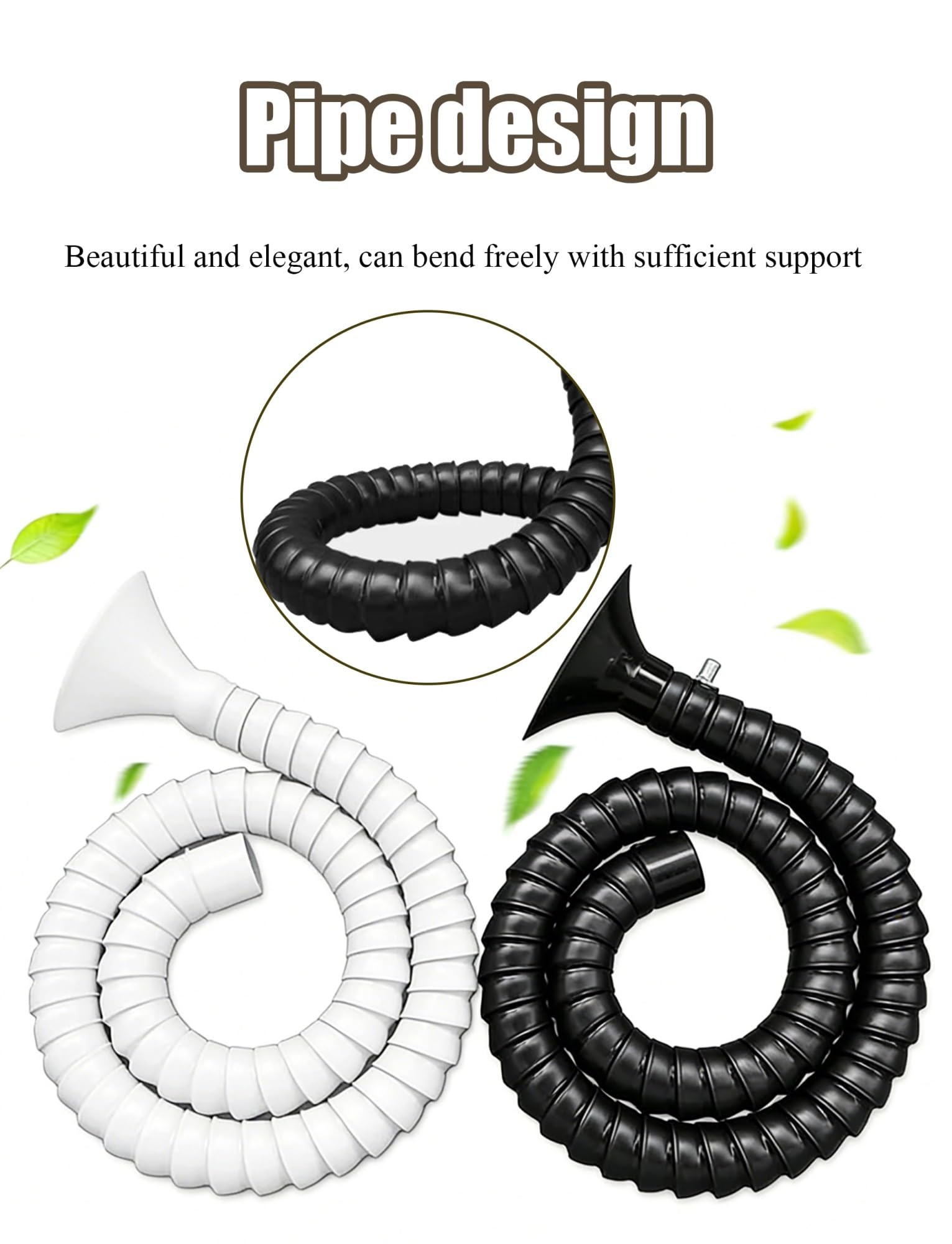 Regulowane ramię wlotowe dymu, ramię wlotowe do spawania, regulowany zawór, dostępny w różnych kolorach i rozmiarach (B, 7,5 cm-80 cm/31,50 cala)