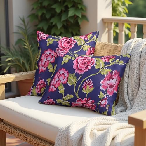 Miniatura 4 de 1 funda de cojín decorativa con estampado floral para decoración del hogar, sofá, silla, cama, patio, sala de estar, dormitorio, automóvil, oficina,