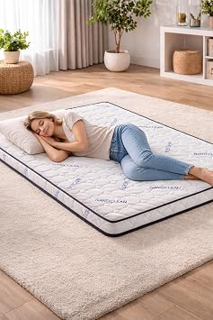 ARTEX Sünger Şilte 90x190 Yer Yatağı Nano 9 +-1cm Cm Ped Yatak Şiltesi Pedi Topper Mattress