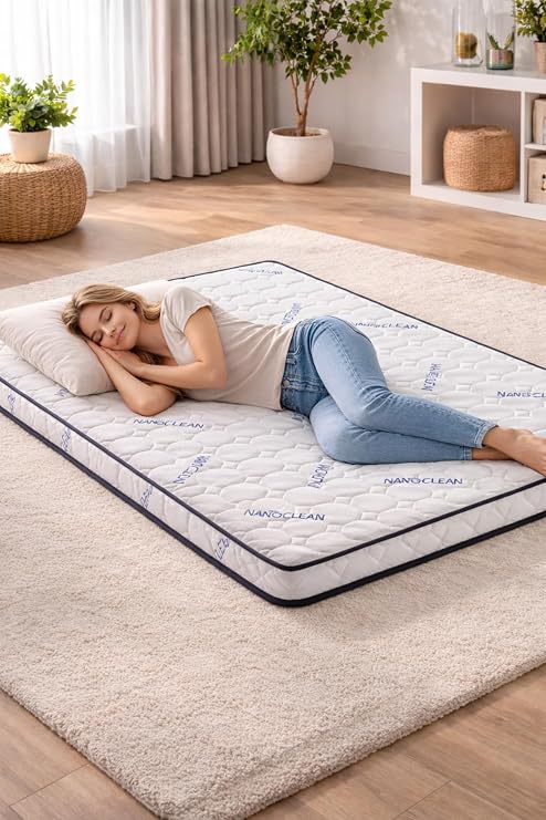 ARTEX Sünger Şilte 90x190 Yer Yatağı Nano 9 +-1cm Cm Ped Yatak Şiltesi Pedi Topper Mattress