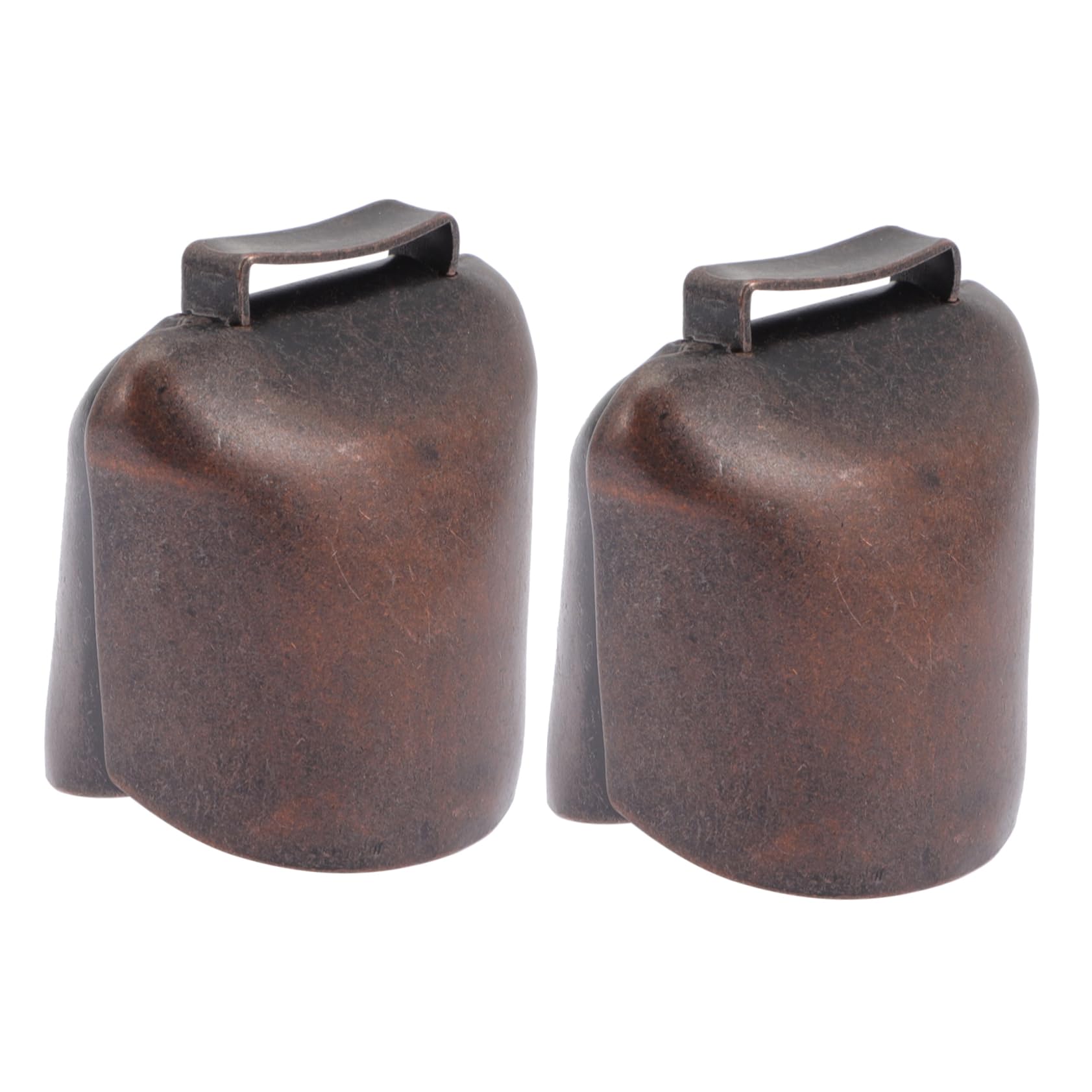 HANABASS Metal Cowbell Set Livestock Cow Bell Farm Animal Accessory Sturdy and Loud for Cattle Horse Sheep