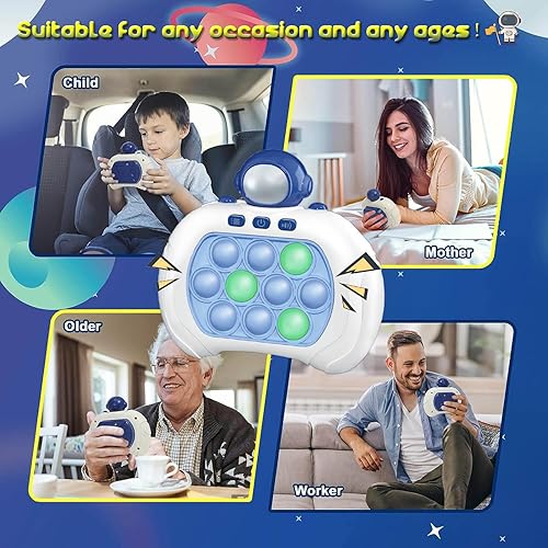Miniatura 5 de Quick Push Pop Game It Fidget Toys Pro para niños y adultos, juego de mano, rompecabezas rápido, máquina de animales, juguete de burbujas para el