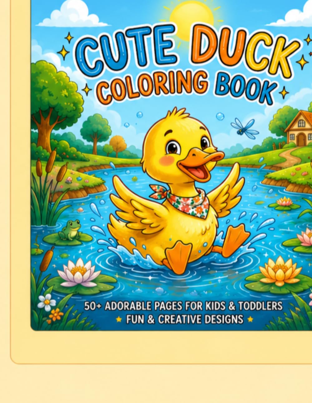 Cute Duck Coloring Book for Kids: Fun and Easy Coloring Pages for Kids Ages 4–8