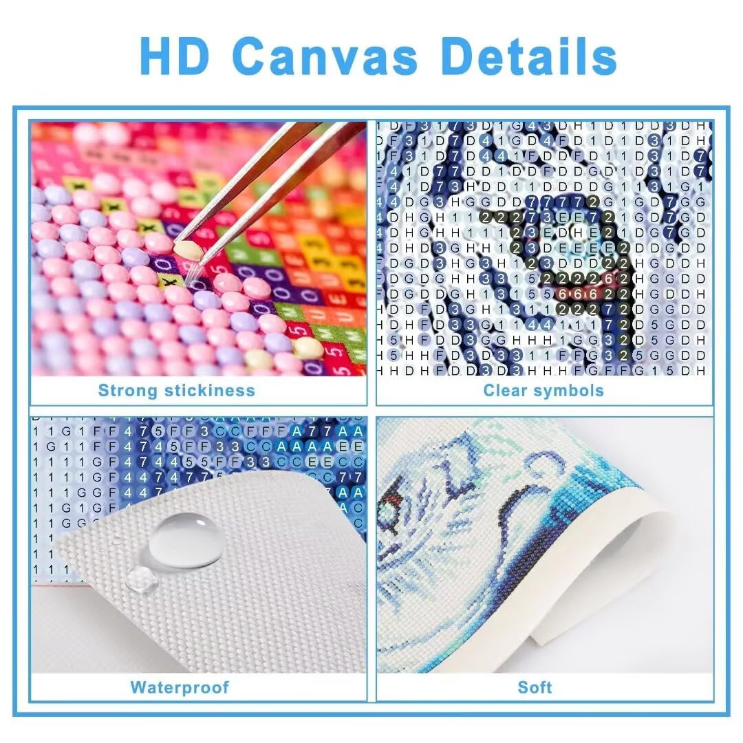 5D Diamond Painting Kit Completo, Zen Diamond Painting Bambini&Adulti, Kit Diamond Painting Religione Diamond Dots, Fai Da Te Strass Mosaico Arte Decorativo per Casa e Pareti (19.6x59 In/50x150 cm)