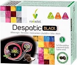 Novadiet - DESPATIC BLACK CAPSULES with Black Radish, Desmodium, Milk Thistle, Artichoke, Choline and Selenium - Support for Liver and Digestive Function - 20 Vegetable Capsules