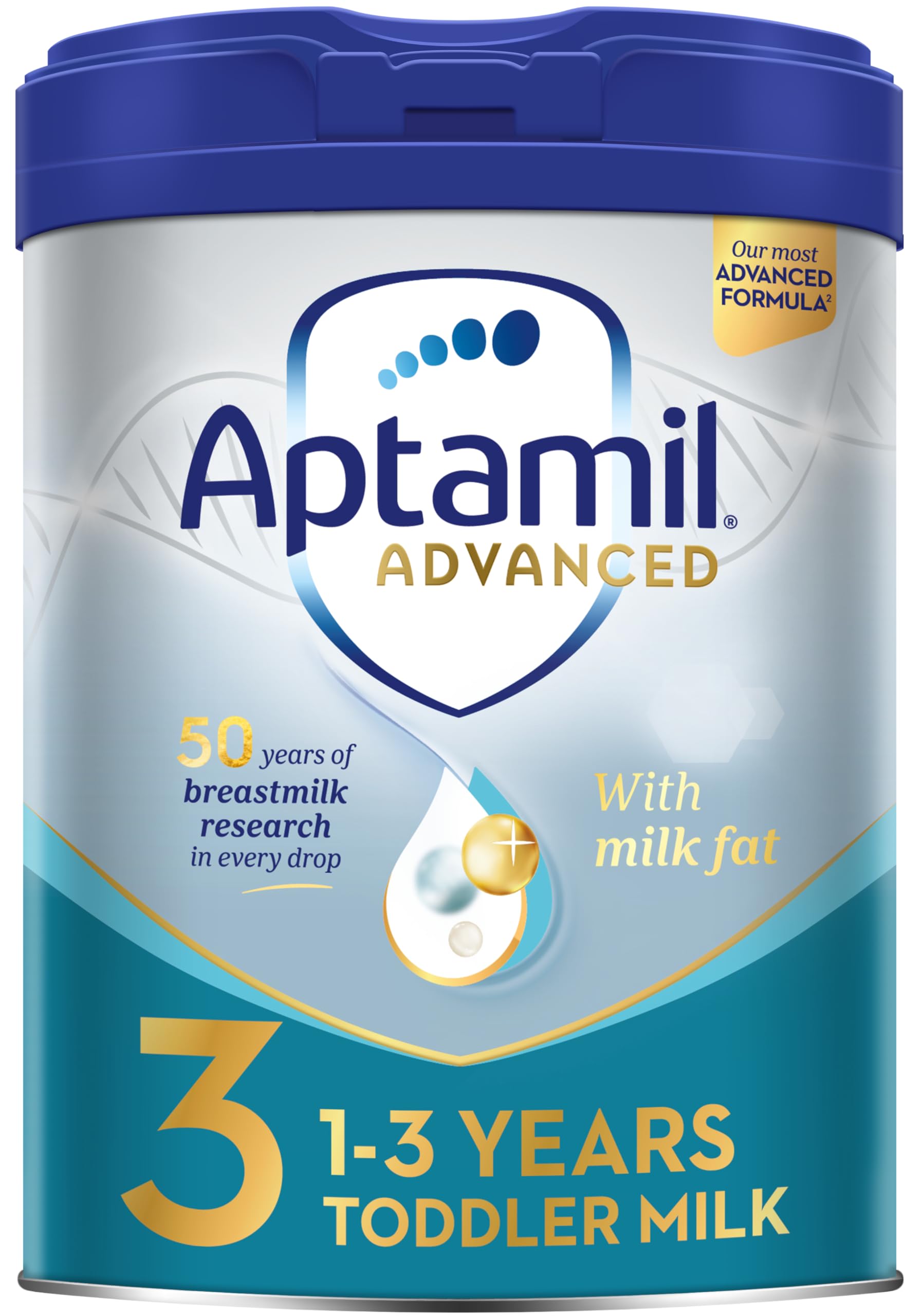 AptamilAdvanced 3 Toddler Baby Milk Powder Formula, from 1 Year, 800g