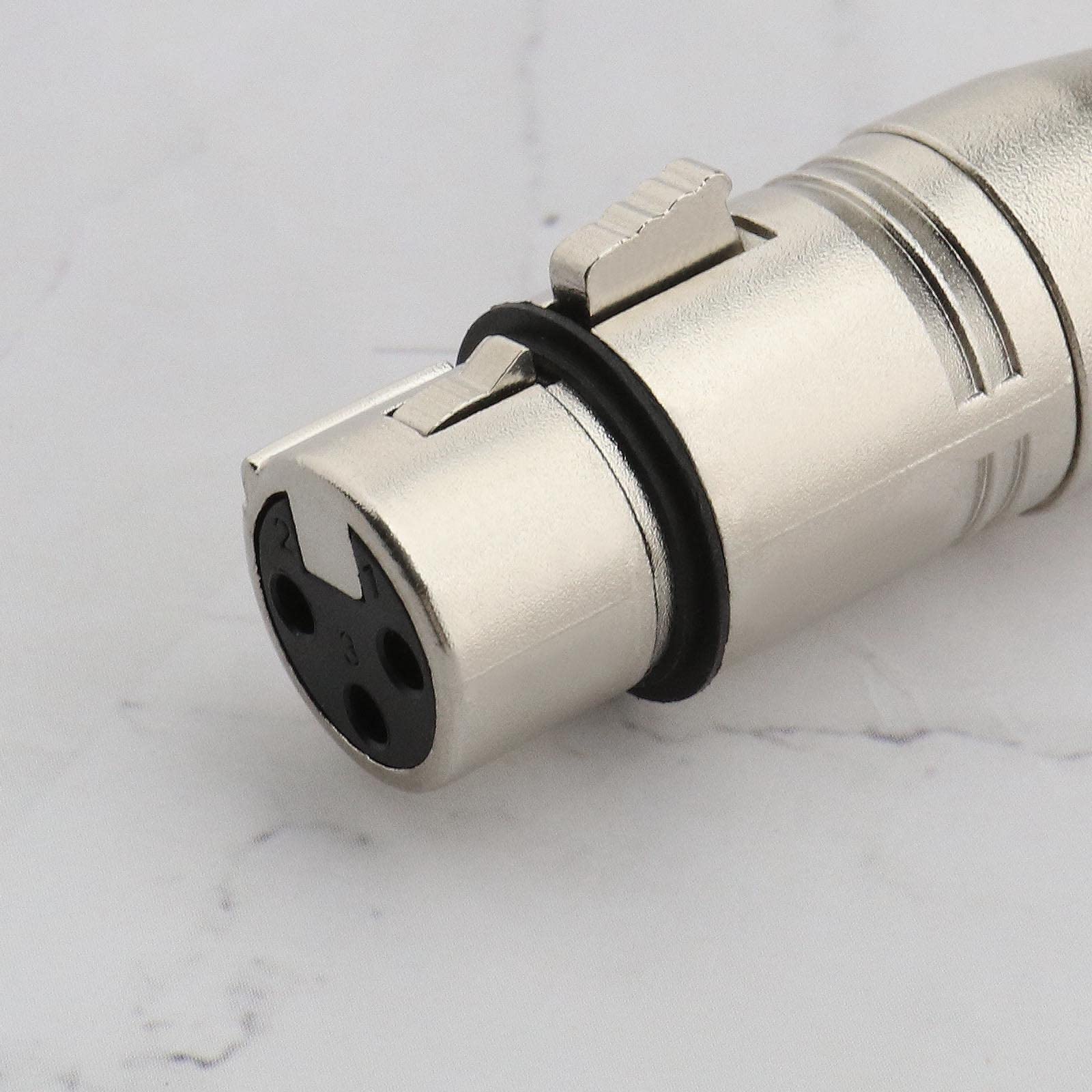 Adaptateur XLR Femelle Vers RCA Femelle (Lot De 2) - Convertisseur Audio Micro/Table De Mixage