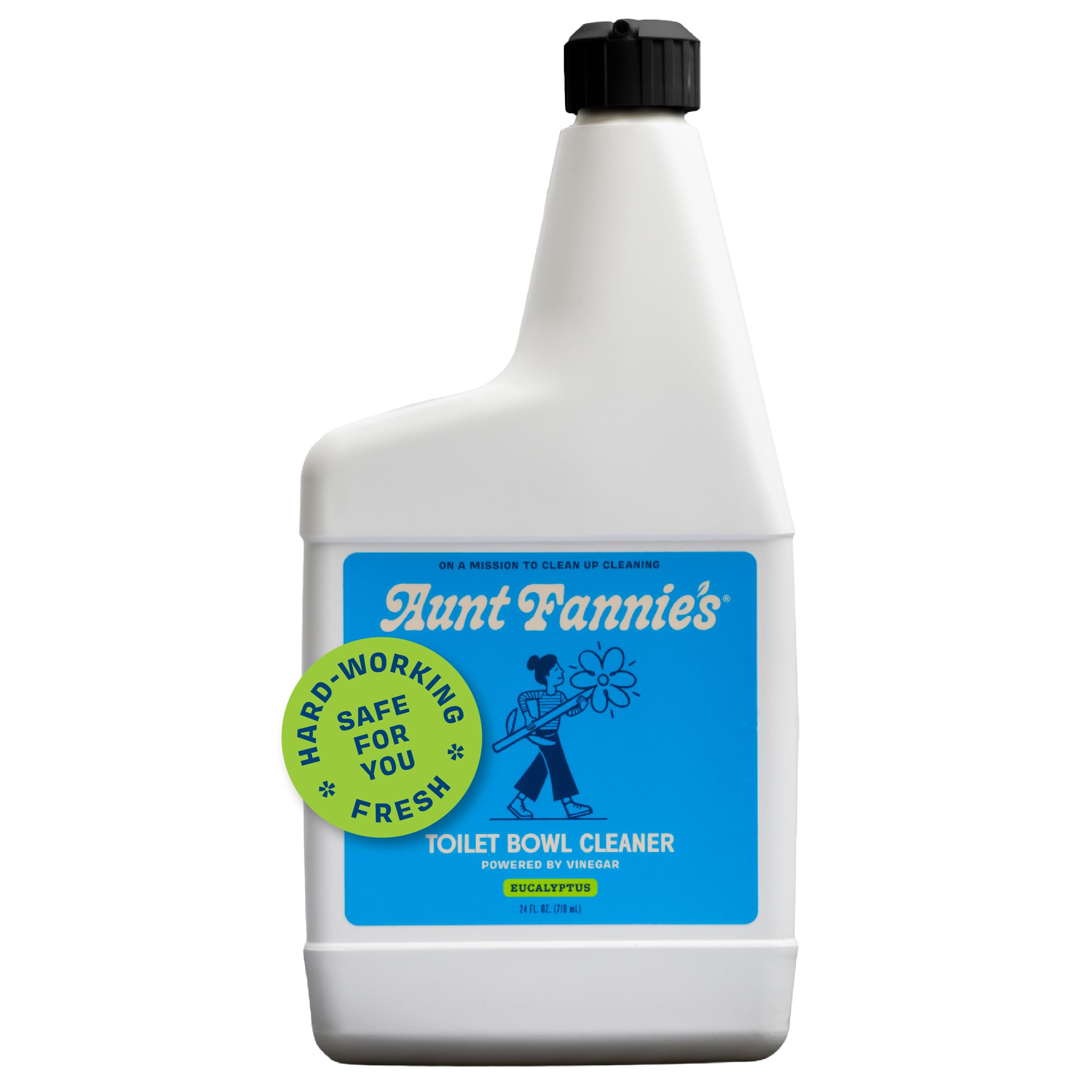 Aunt Fannie's Toilet Bowl Cleaner, Bleach-Free, Eucalyptus Scent, 24 fl oz