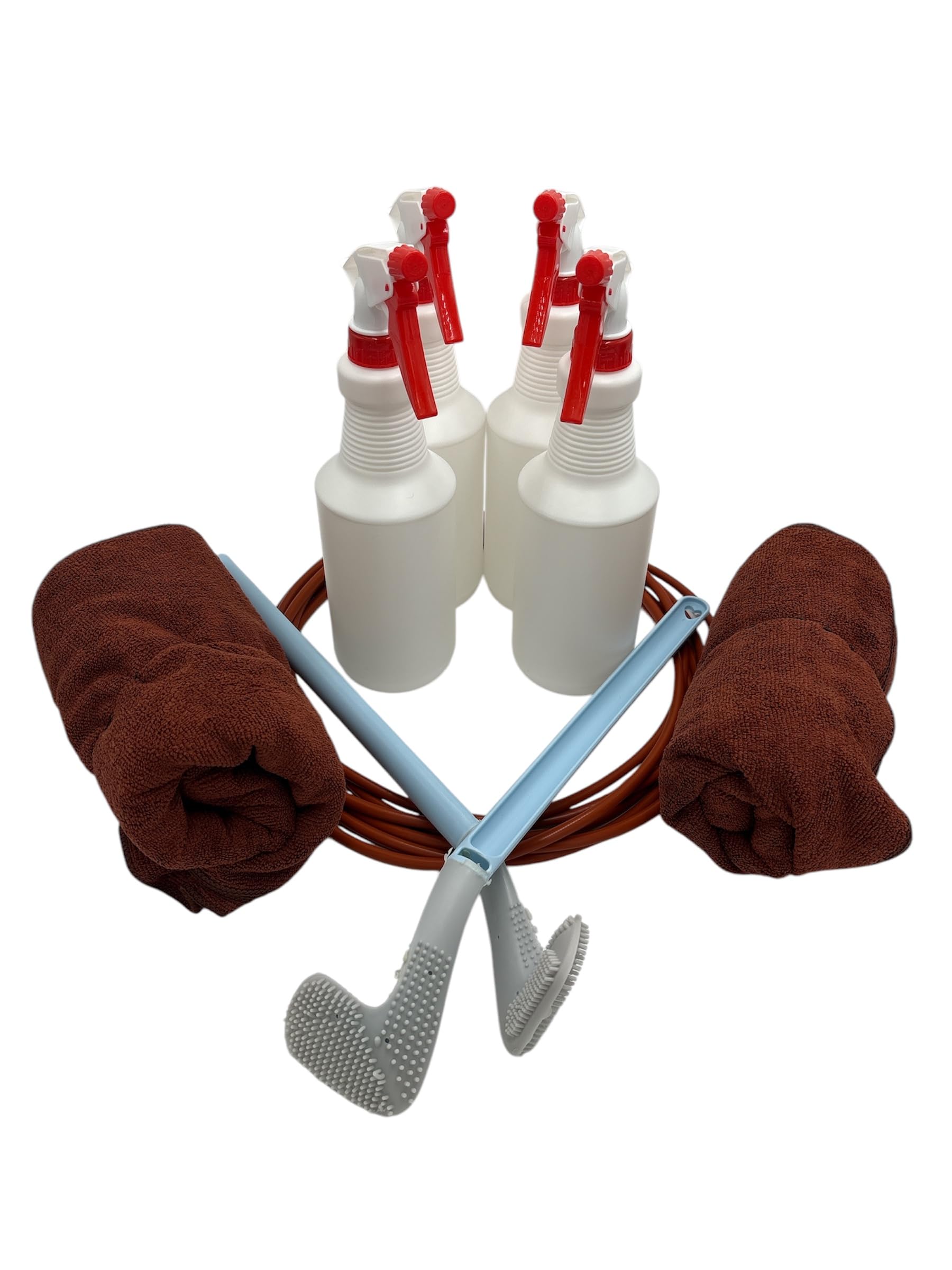 6 Pack Cover O-Rings +10 Towels +4 Spray Bottles +2 Brushes Compatible for Broaster 01556 12