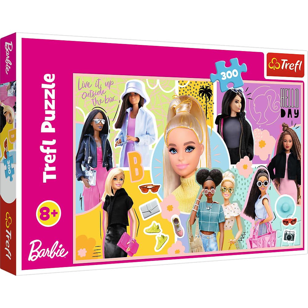 Trefl - Barbie Puzzle, Multicoloured, One Size, 23025, Multicolor