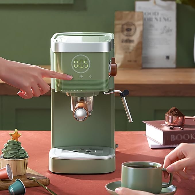 Cafetera Semi Automática de 20 Bar con Espumador, 1.2L miniatura 2