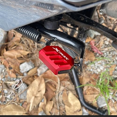 Miniatura 3 de Para Yamaha XMAX300 XMAX125 XMAX250 Xmax 300 125 250 2017-2021 2022 Almohadilla de soporte de motocicleta Soporte lateral Placa de soporte auxiliar