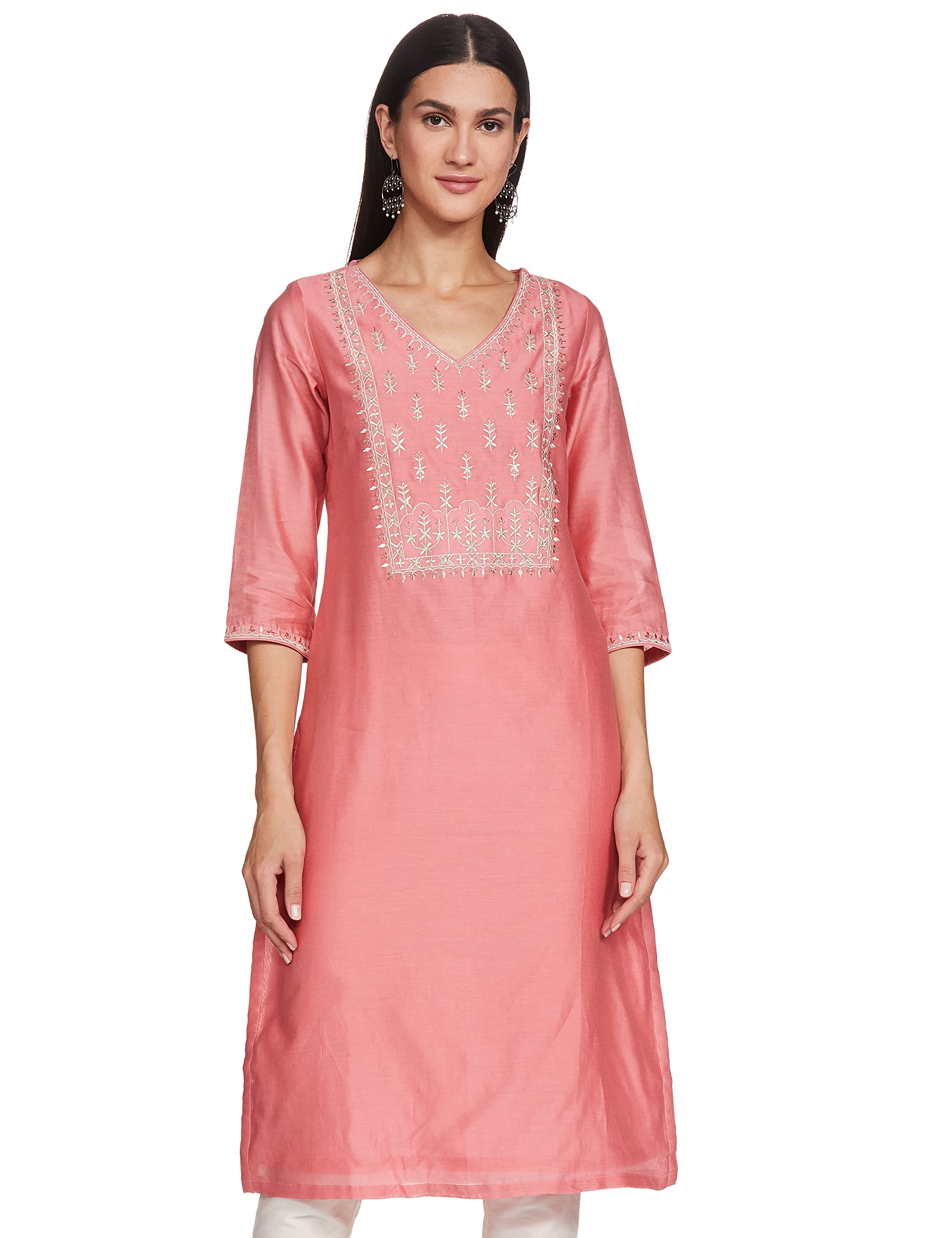 BIBA Women's Alpha Cotton Blend Suit - Dress Set