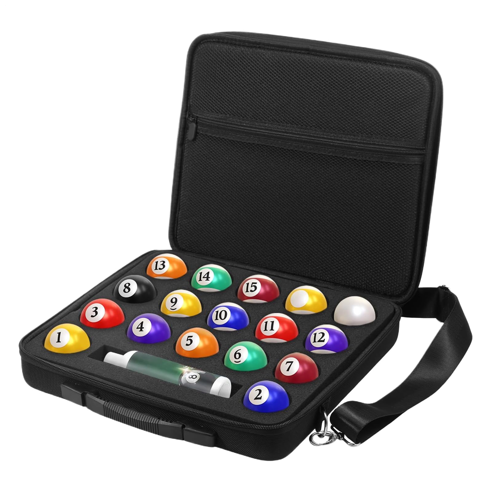 Estuche Para Bolas De Organizador Portátil De Gran Capacidad | Bolso De Transporte Acolchado Para Para Clubes Entrenamiento En Casa Bar Deportivo Sala Recreo Viajeros Hombres Y Mujeres