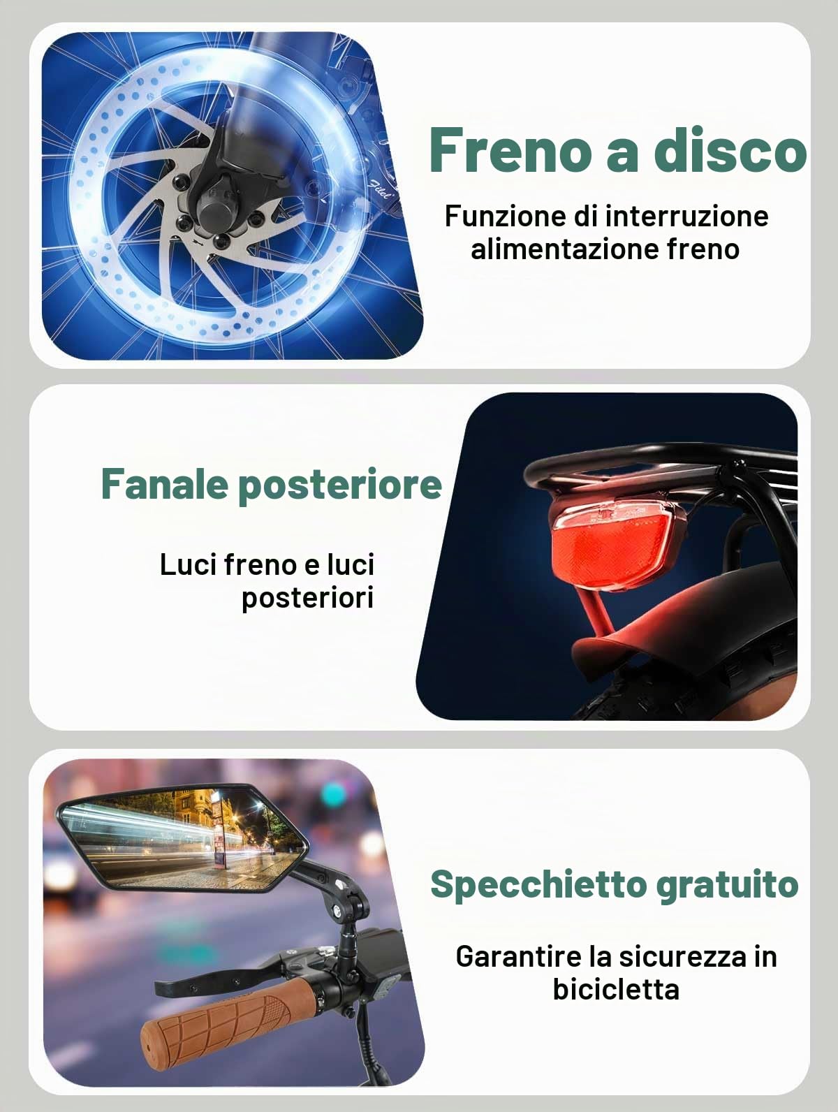 HANEVEAR Bici Elettrica Uomo, Batteria Da 48 V 18Ah Con Autonomia 80-120km, 20" x 4.0" Pneumatici Grassi e 250W 80Nm Motore Senza Spazzole, Fat Tire Bici Elettrica Sospensione Completa