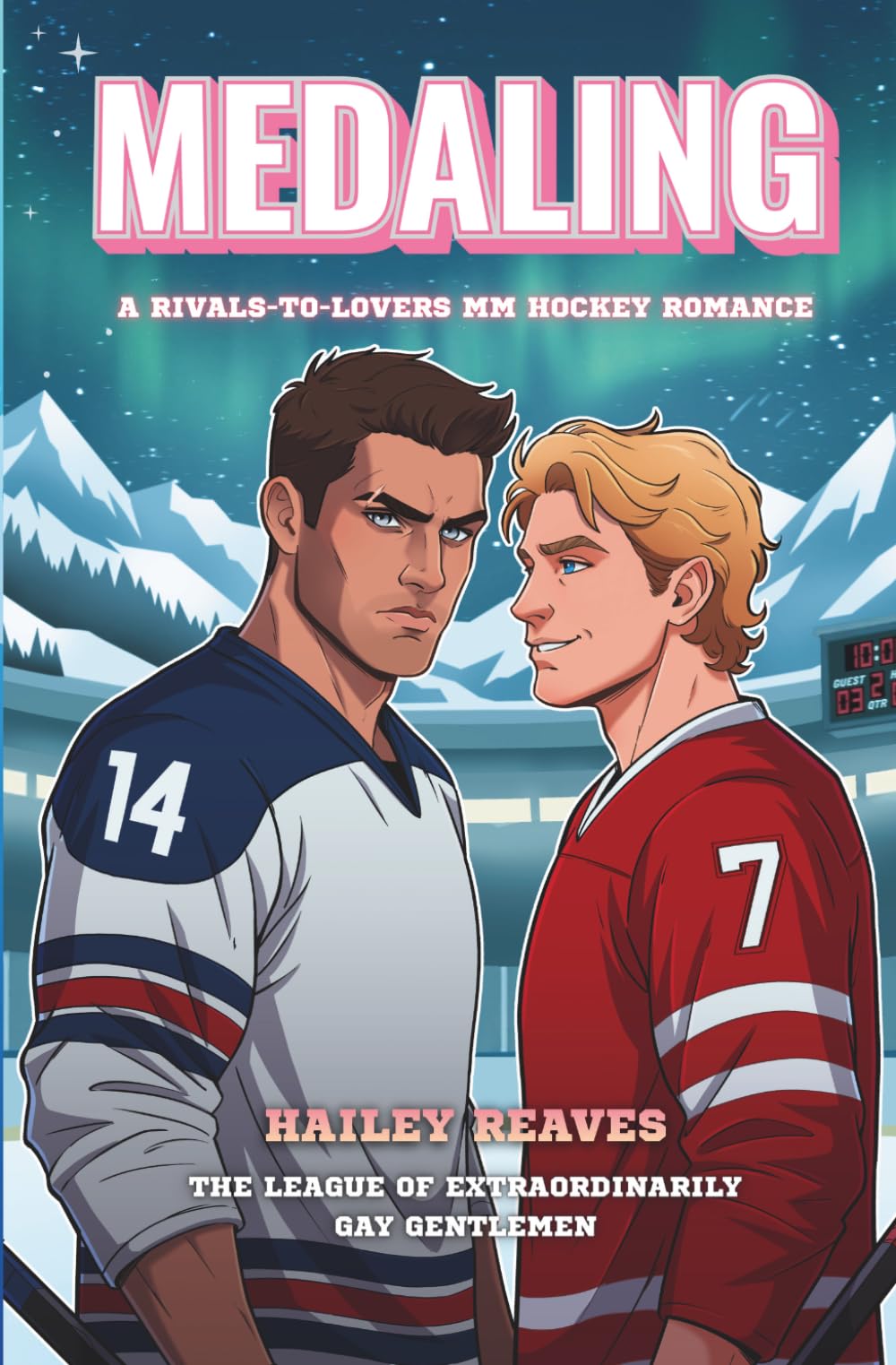 Medaling: A rivals-to-lovers MM hockey romance (The League of Extraordinarily Gay Gentlemen)