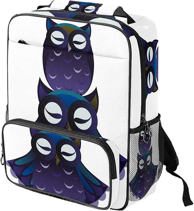 purple owl backpack