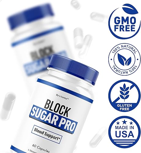 Miniatura 5 de Block Sugar Pro - Cápsulas oficiales BlockSugar Pro, pastillas de apoyo de suplemento SugarPro de bloque natural, fórmula avanzada, reseñas