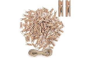 Mini Clothes Pins: 120 Count for Photo Crafts
