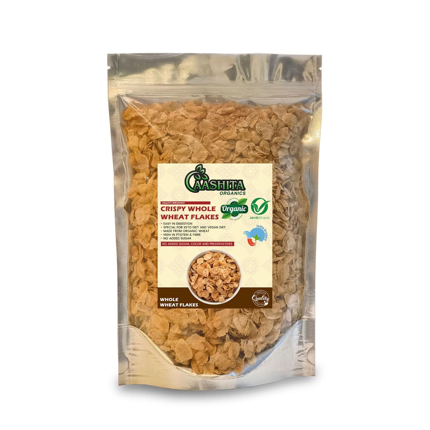See full amazon price history chart for Aashita Organics Wheat Flakes - No Added Sugar And Preservatives | MadeFrom Organic Wheat | High Fibre | Helps Manage Weight | Healthy Crispy Whole Wheat Flakes (Wheat Flakes, 2 Kg) Aashita Organics Wheat Flakes - No Added Sugar And Preservatives | MadeFrom Organic Wheat | High Fibre | Helps Manage Weight | Healthy Crispy Whole Wheat Flakes (Wheat Flakes, 2 Kg) (B0CMQ8MRP6) Amazon Price History, Amazon Price Tracker