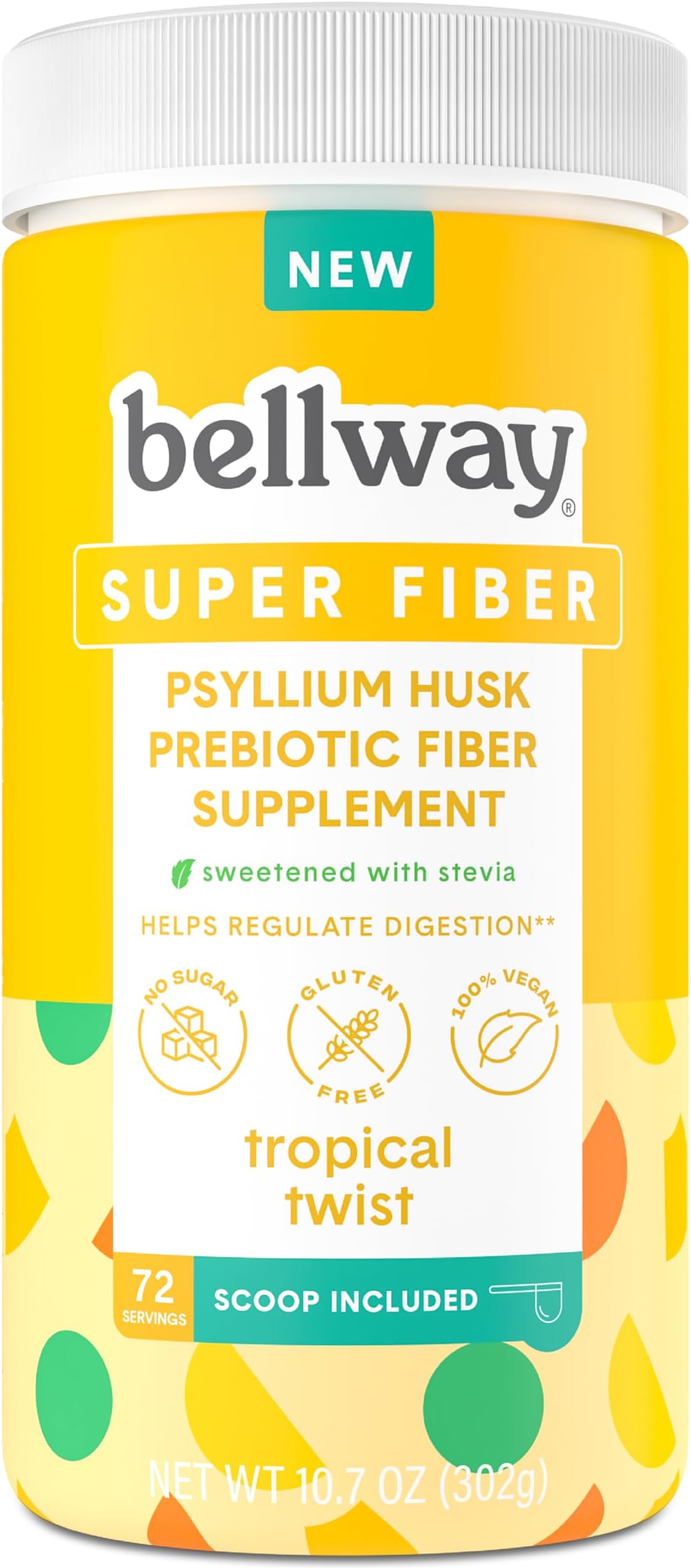 Amazon.com: Bellway Super Fiber Supplement Powder - Psyllium Husk ...