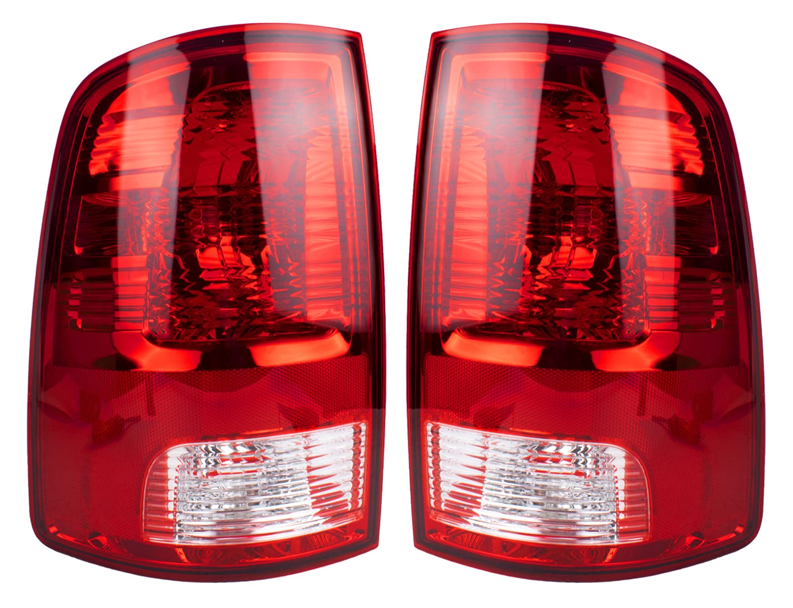 Boine Compatible With 2009-2018 Dodge Ram 1500 2500 3500 Pickup Driver and Passenger Side Tail Light - Bulb Included(Similar no same)