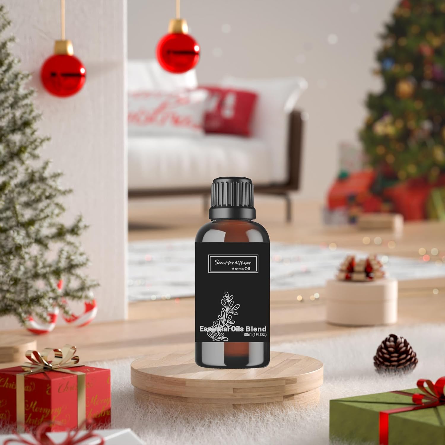 Santal Essential Oil Inspired by Luxury Hotel for Diffusers, Pure Hotel Diffuser Oil, Sandalwood, Cedarwood and Musk, Home Luxury & Hotel Scent - 30ML - Image 4