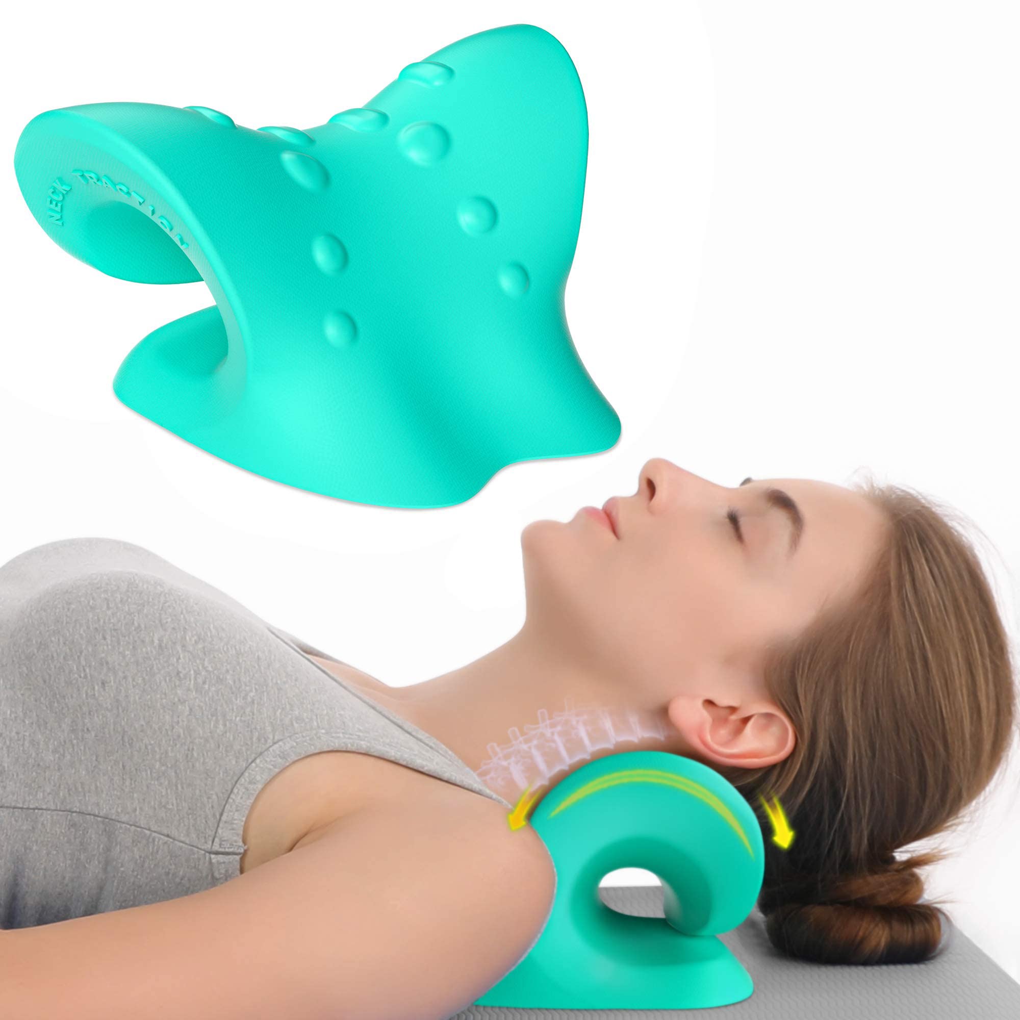 Buy Neck Stretcher for Pain , Trobing Cervical Neck Traction Device for