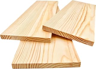 3 tablas rectangulares de madera sin pintar para manualidades, 30 x 10 x 1 cm, en blanco, para tallar, pintar y quemar