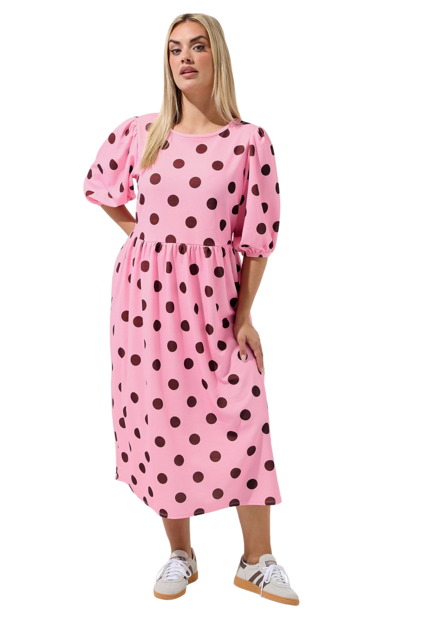 Yours Women's Maxi Dress - Baby Pink - Size 22-24