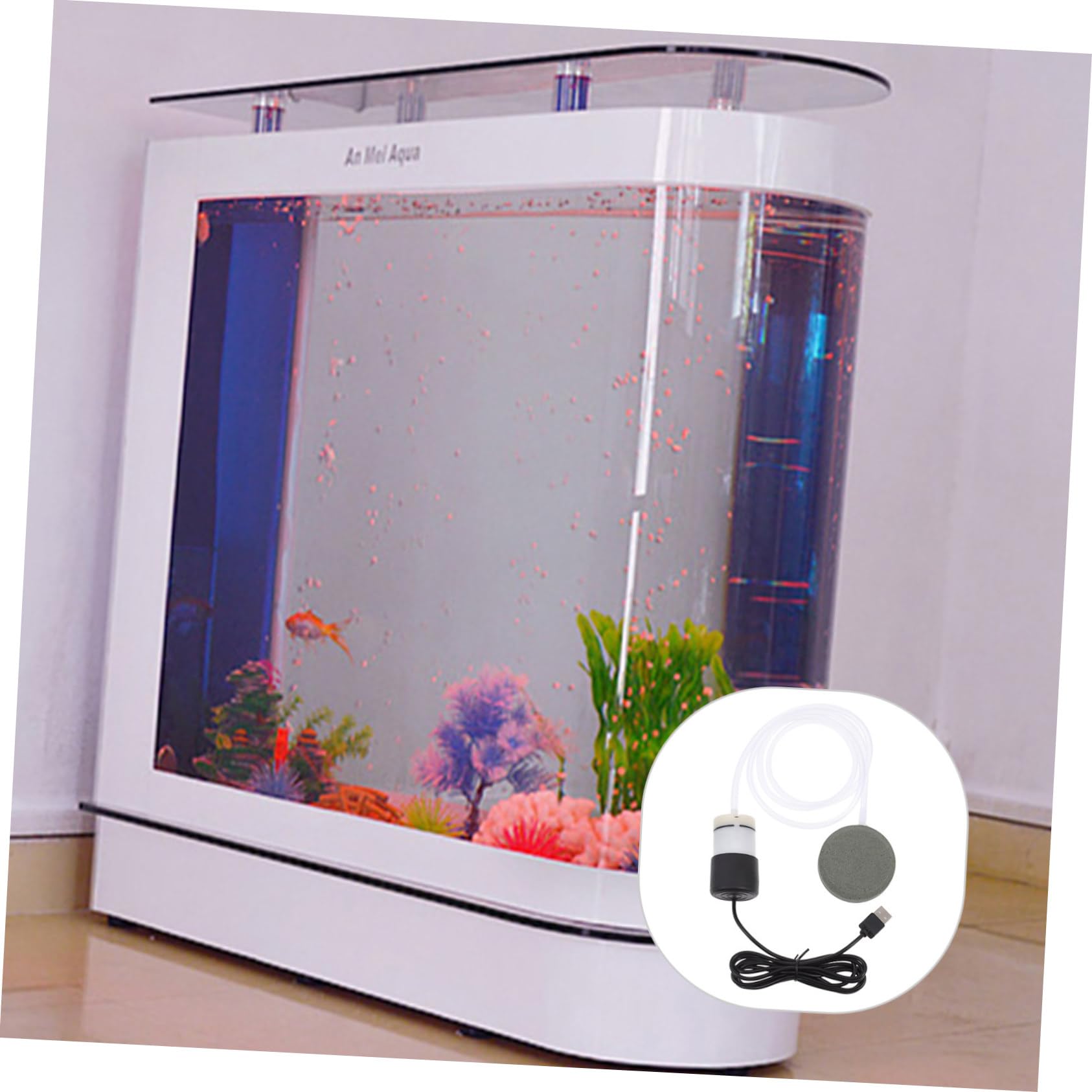 SOIMISS 2 Sätze Sauerstoffpumpe für Fischbecken klein Luftpumpe für Aquarien Aquarium Oxygen Pump Fish Tank Oxygen Pump USB-Sauerstoffpumpen Sauerstoffpumpe für Aquarien Abs