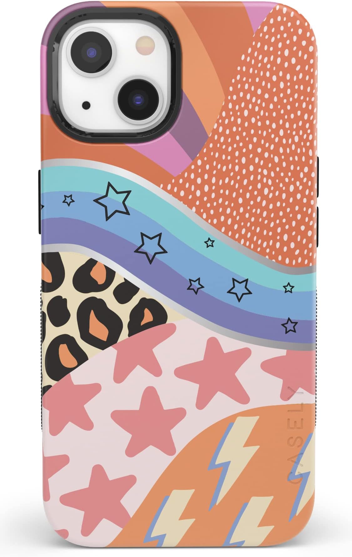 CaselyiPhone 14 Plus Case | and I OOP | Mixed Swatch | Compatible with MagSafe